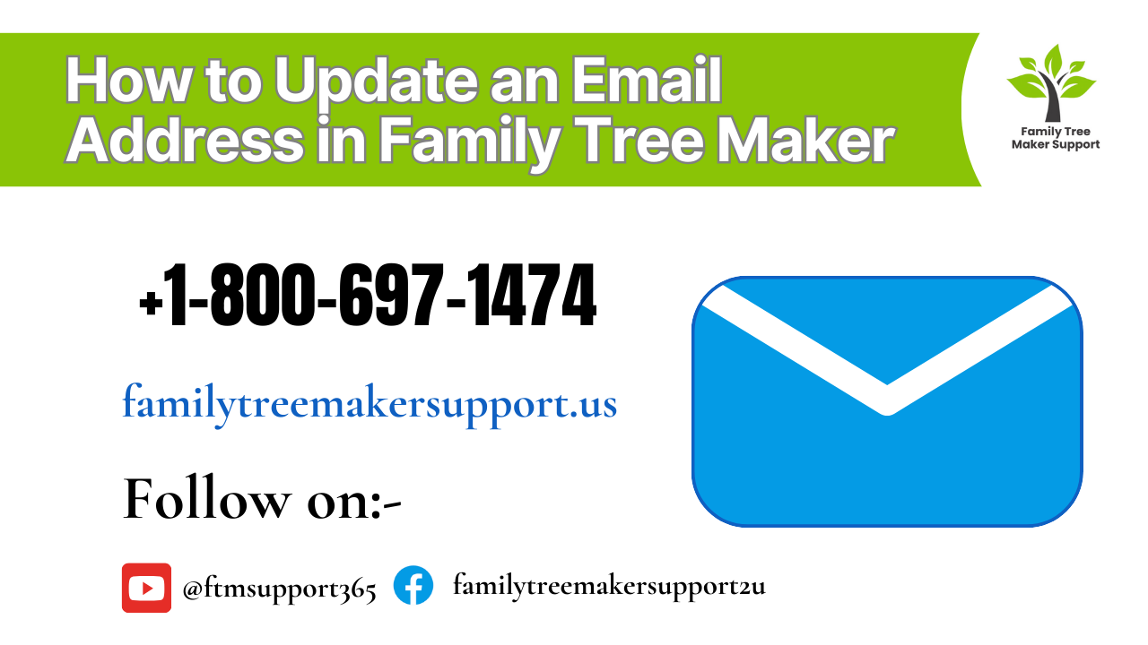 How To Update An Email Address In Family Tree Maker